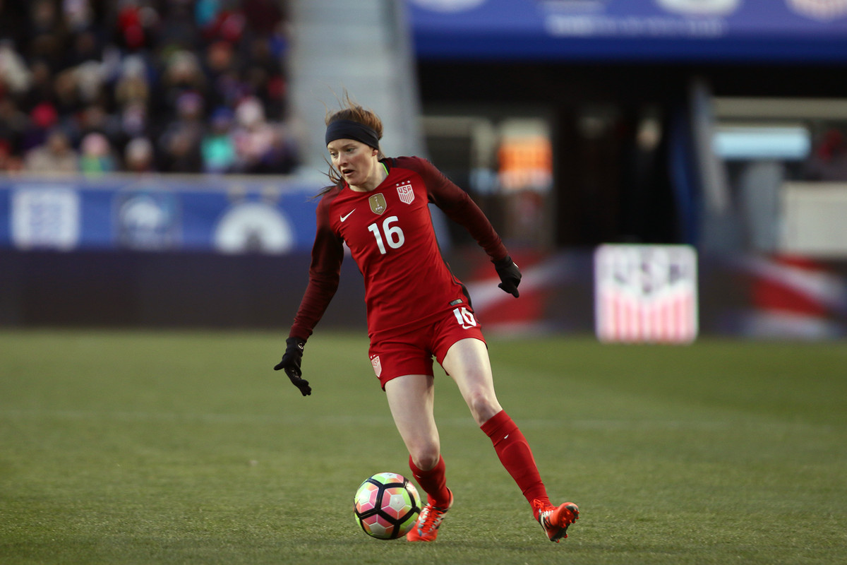 US Women’s National Team -CUP alum Rose Lavelle is featured.
